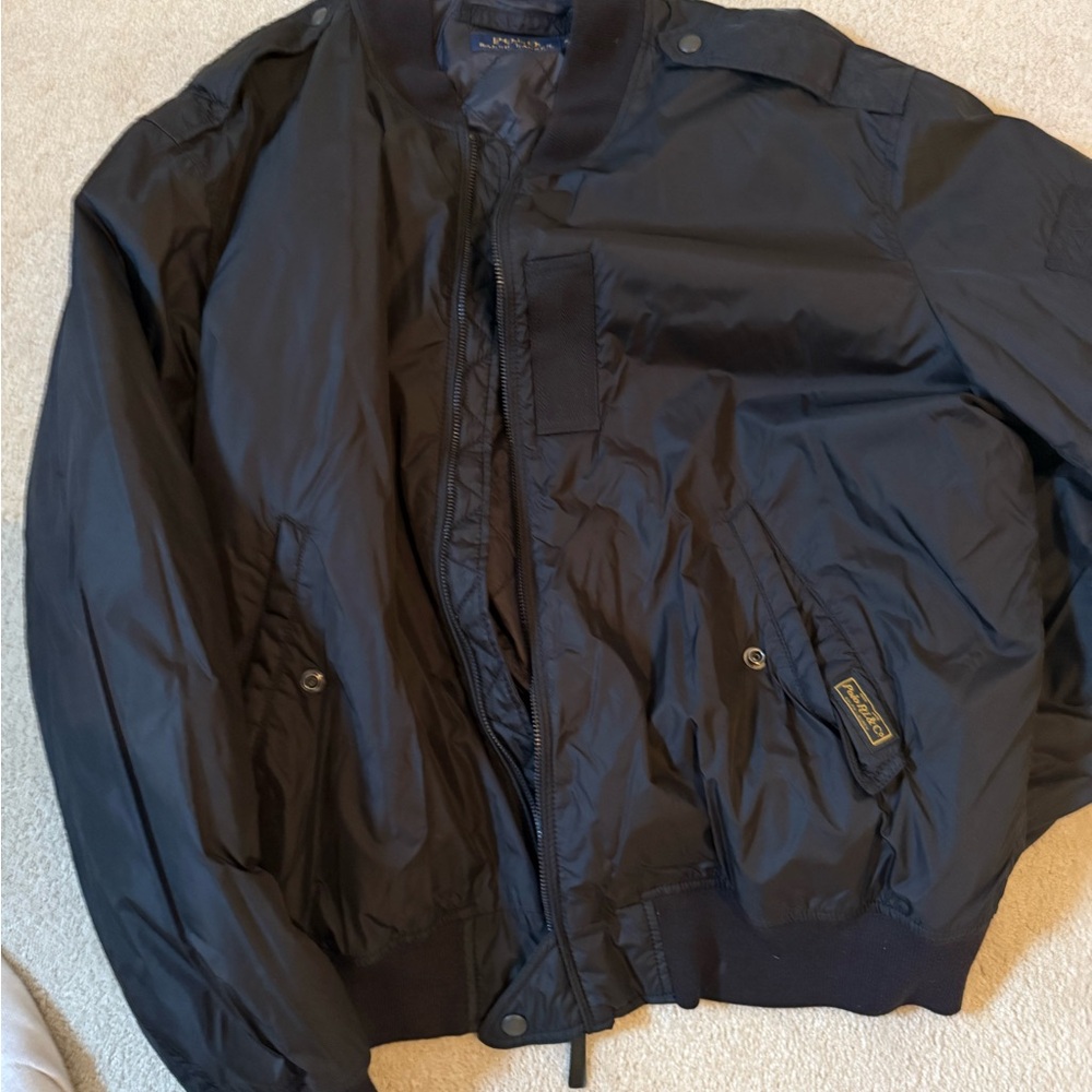 Ralph Lauren Midnight Black Bomber Jacket